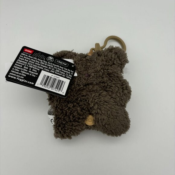 Fuggler Key Rings Series 5 Collectible 5" Monster Plush Keychain, Square Bear - Picture 3 of 3